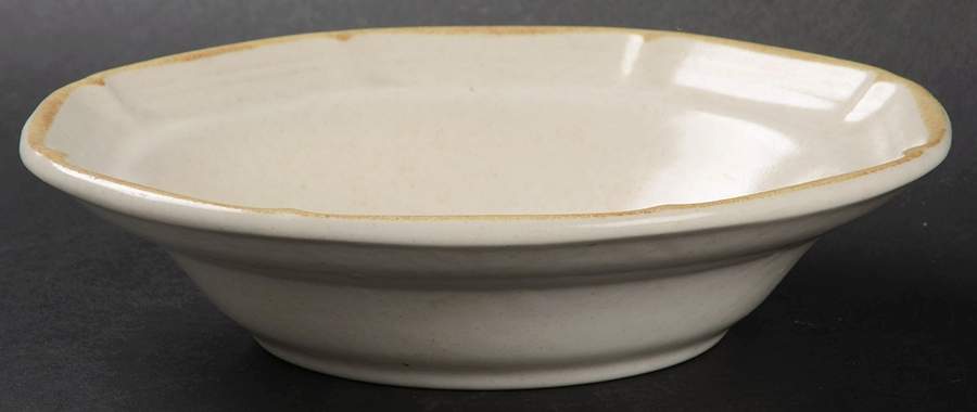 Golden Wheat Rim Soup Bowl by Shenandoah-1