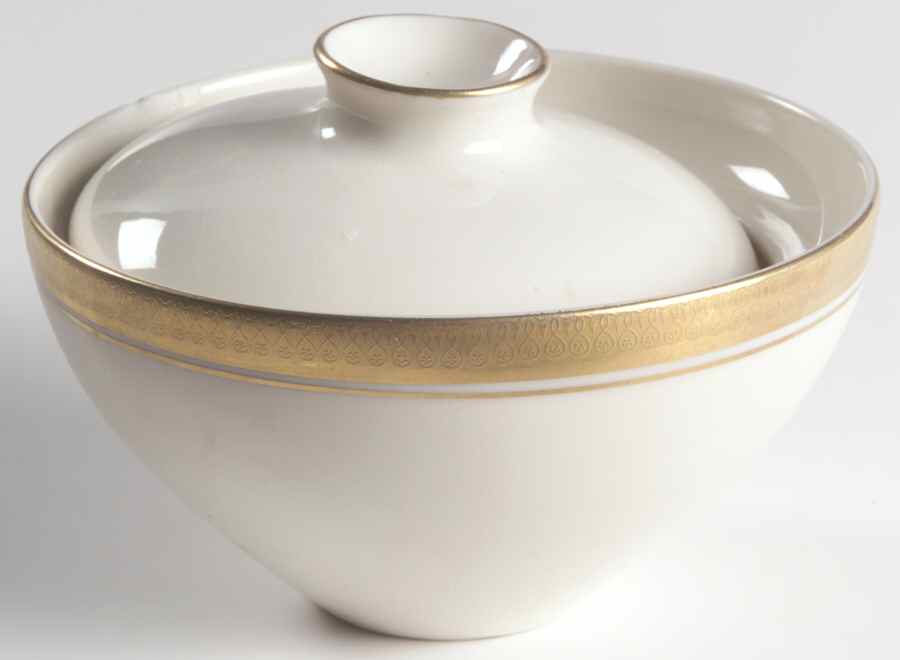 Royal Baroness (Gold Trim) Sugar Bowl & Lid by Shenango-1