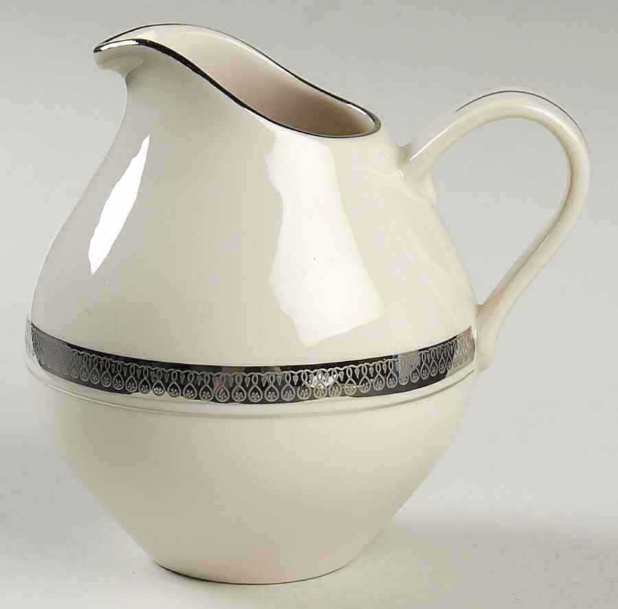 Royal Baroness (Platinum Trim) Creamer by Shenango-1