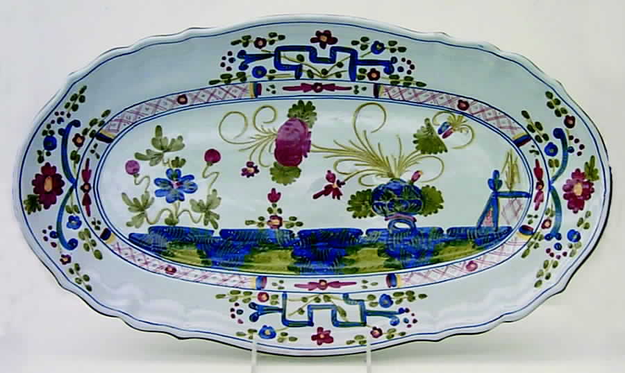 Carnation 19" Fish Platter by Sigma-1