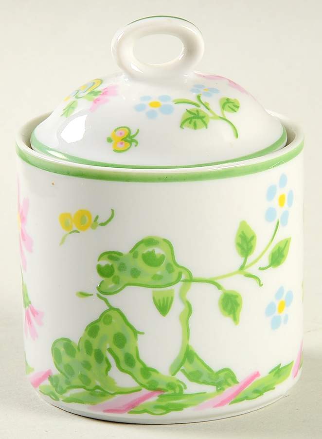 Frog Bouquet Mini Sugar Bowl & Lid by Sigma-1