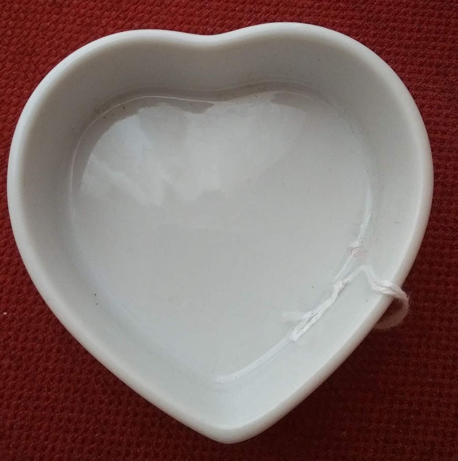 Irish Garden Heart Shape Box No Lid by Sigma-1