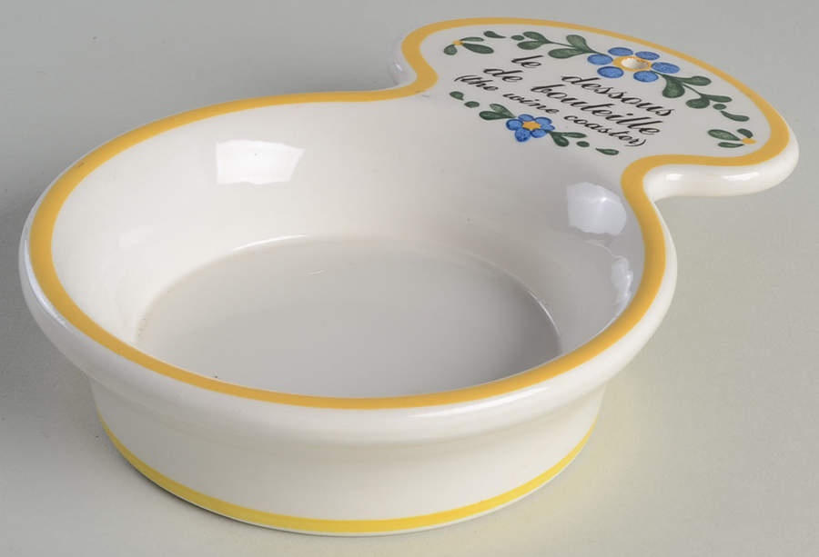 La Lecon De Francais Wine Bottle Coaster by Sigma-1