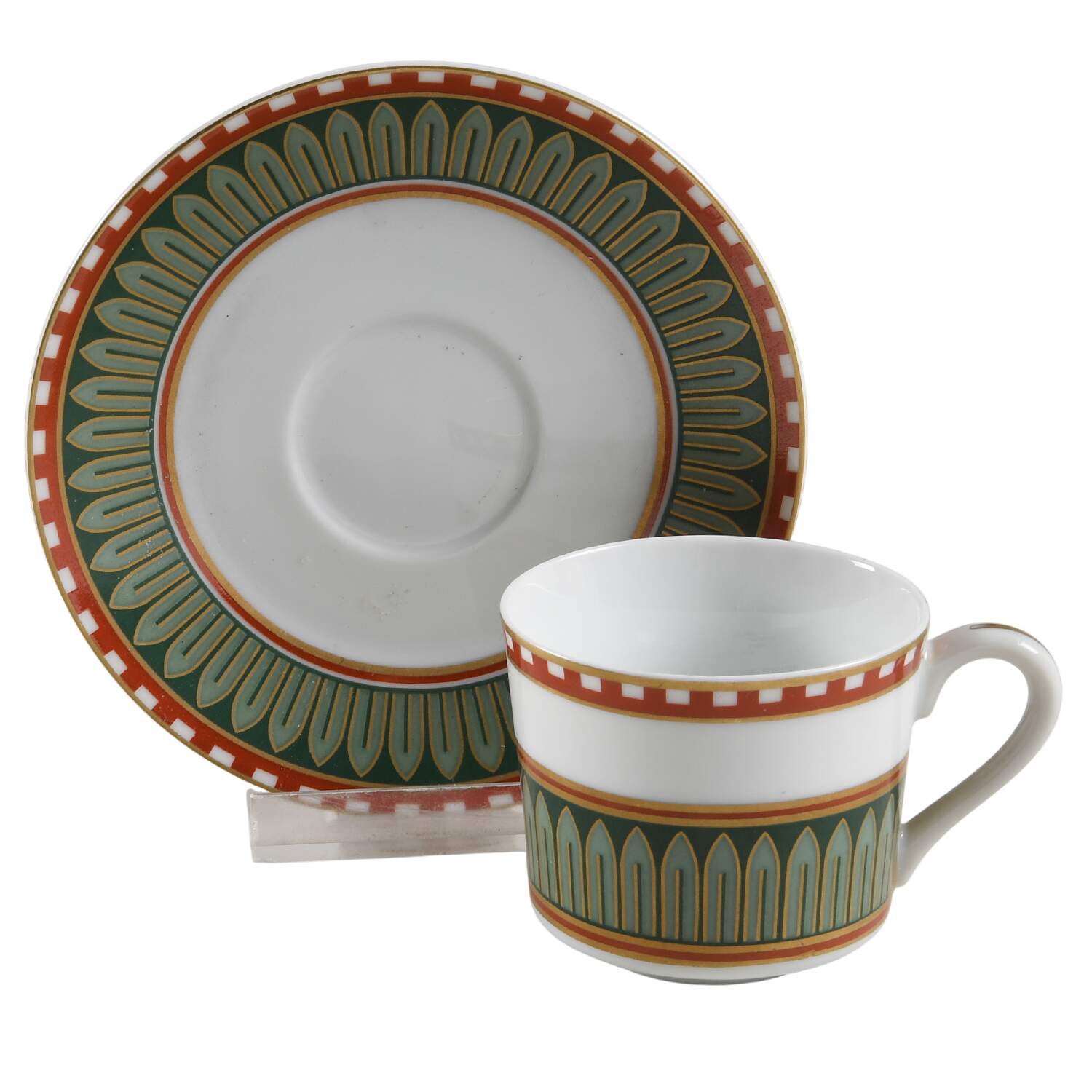 Mazarine Flat Demitasse Cup & Saucer Set by Sigma-1