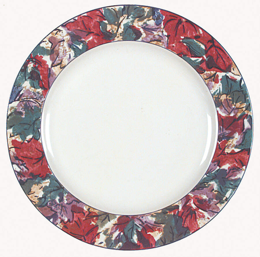 Gold Leaf Dinner Plate by Signature-1