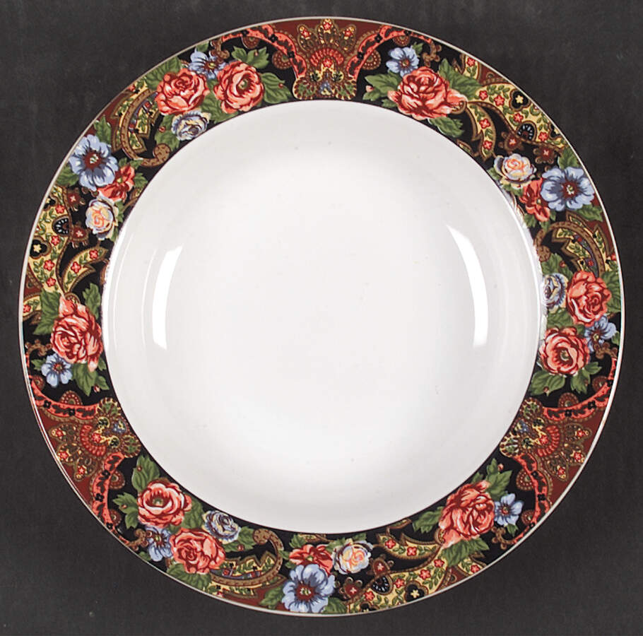 Victorian Garden Rim Soup Bowl by Signature-1