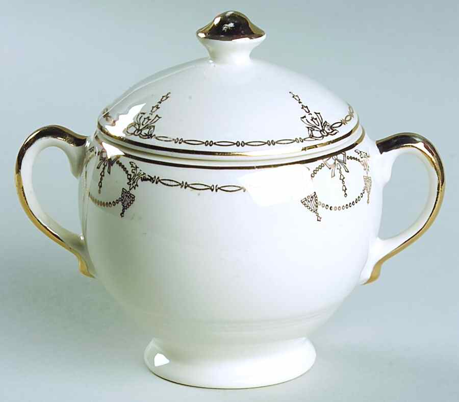 Commodore Sugar Bowl & Lid by Salem-1