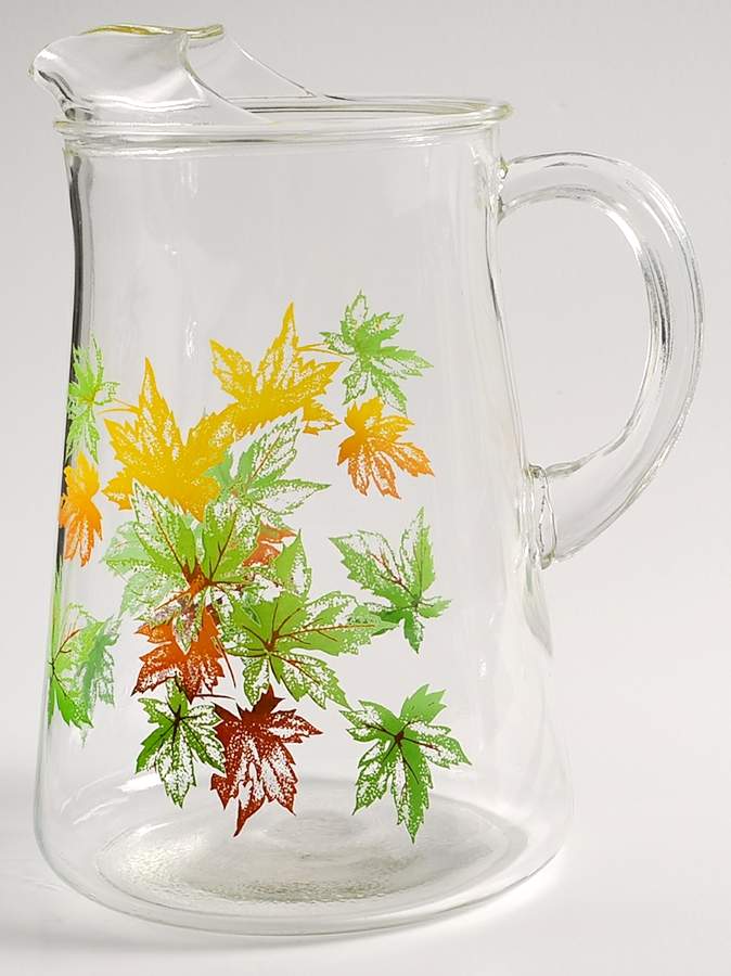 Maple Leaf 72 Oz Glassware Ice Lip Pitcher by Salem-1