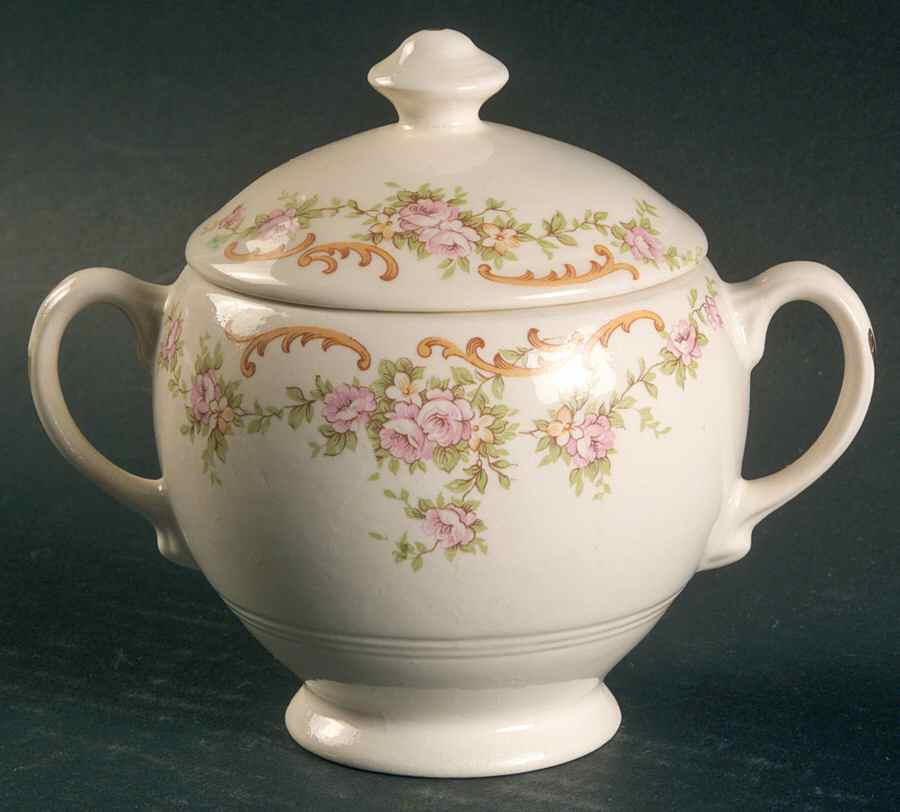 Sandra Sugar Bowl & Lid by Salem-1