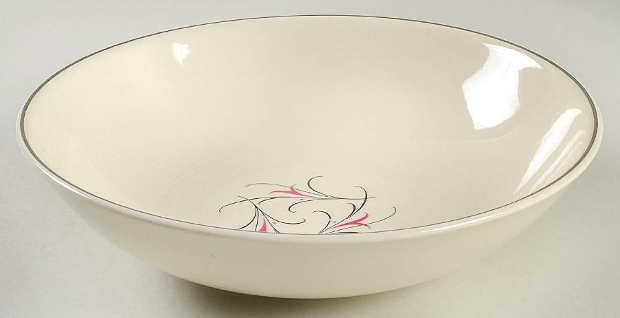 Simplicity Pink 9" Round Vegetable Bowl by Salem-1
