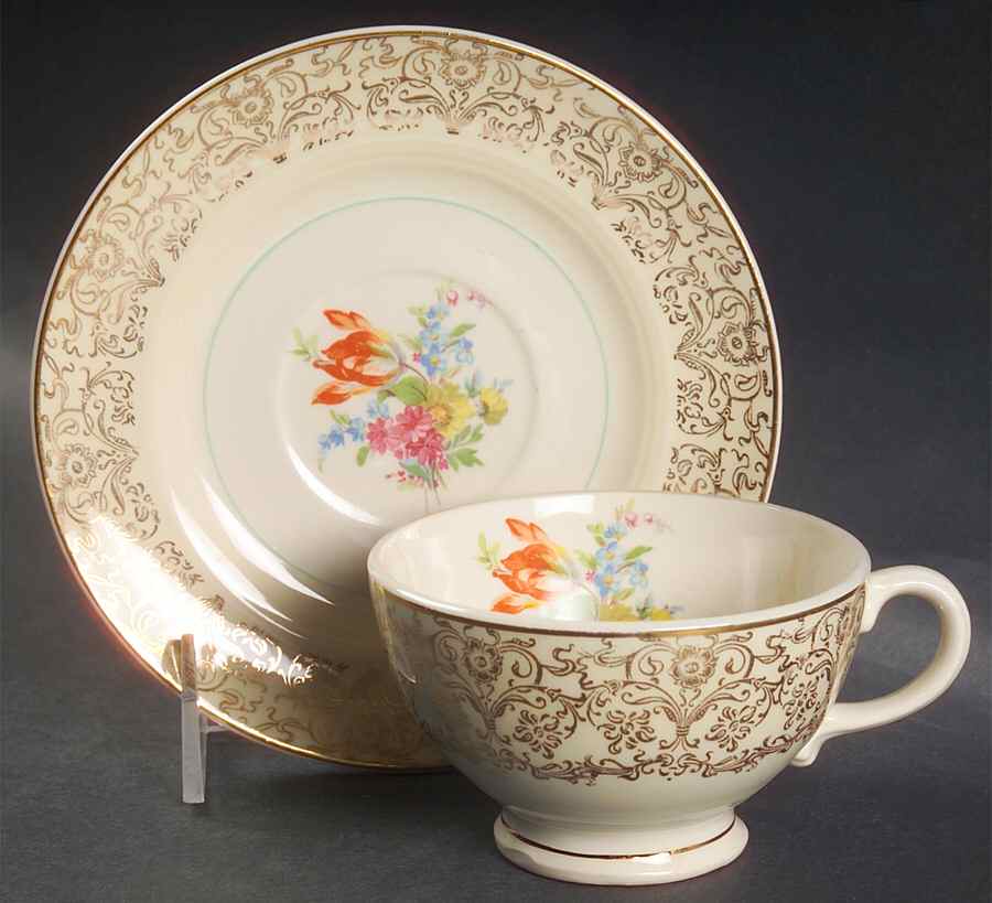 Sovereign Footed Cup & Saucer Set by Salem-1
