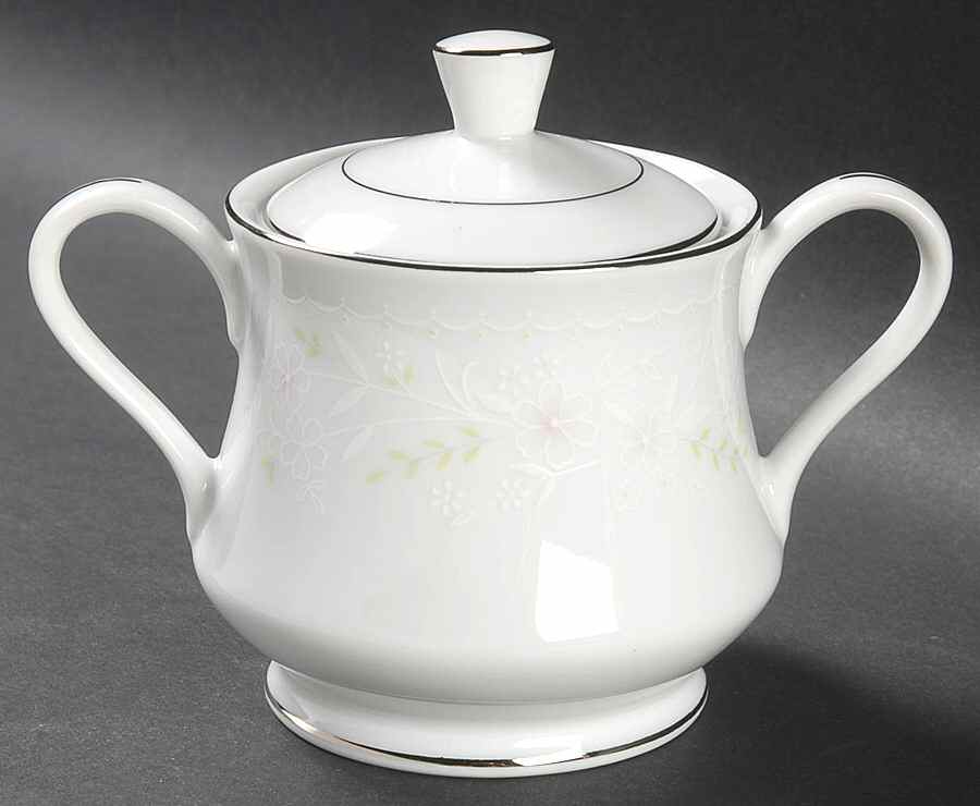 Spring Blossom Sugar Bowl & Lid by Salem-1