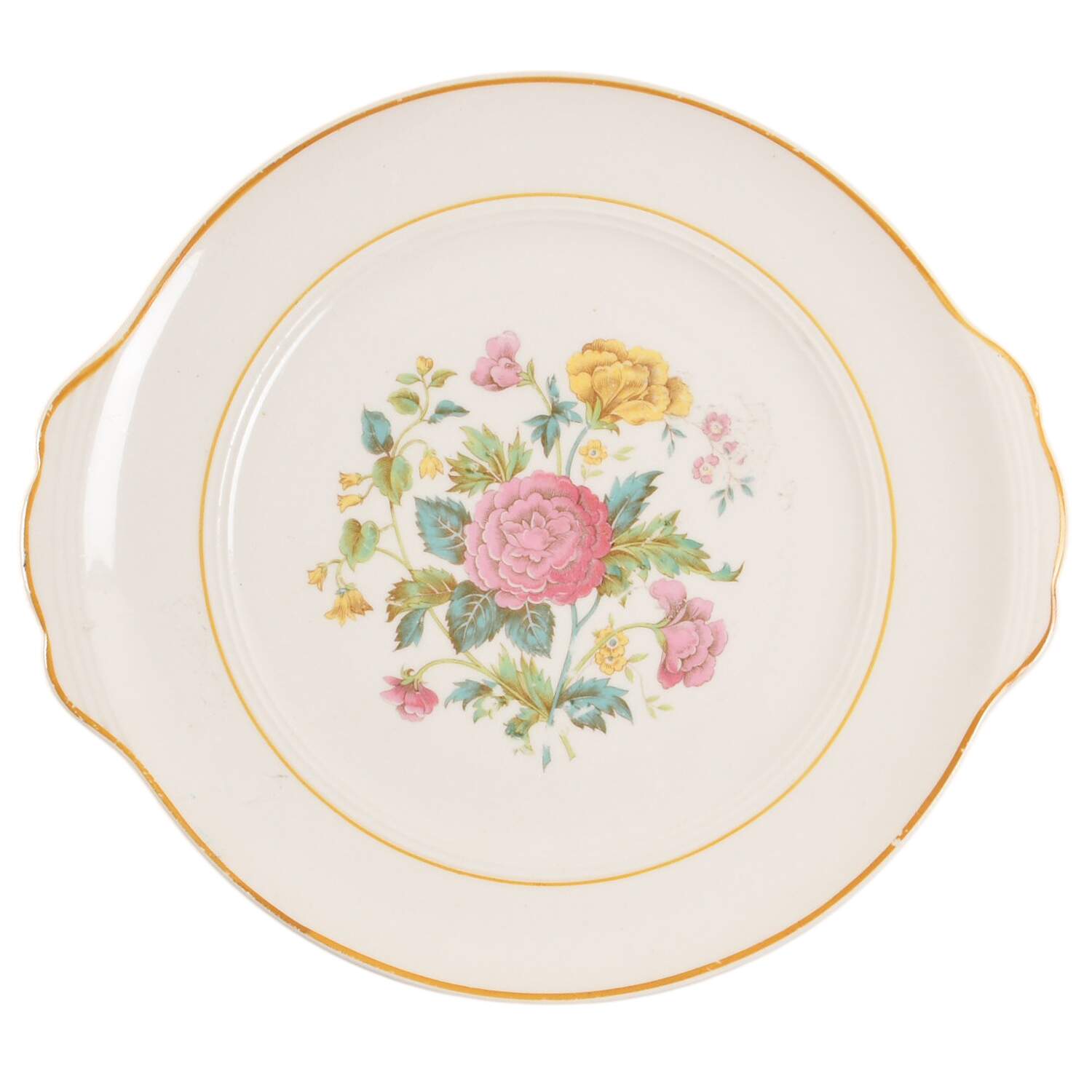 Victorian Rose Underplate for Gravy Boat by Salem-1