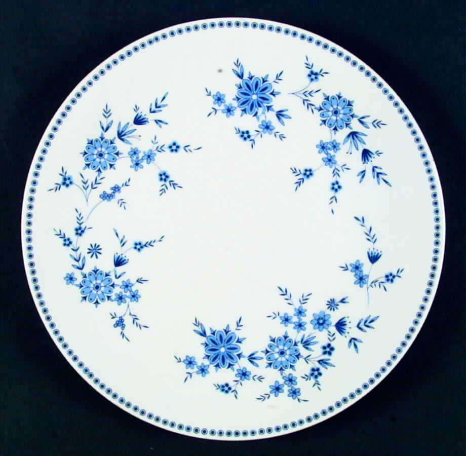 Bavarian Blue Dinner Plate by Seltmann-1