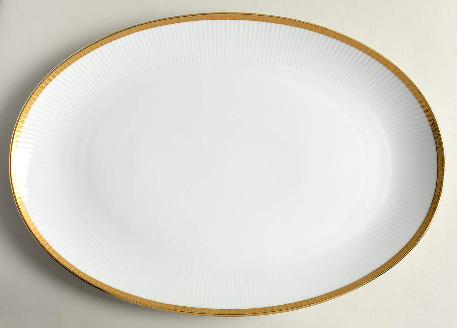 Baroness 15" Oval Serving Platter by Seltmann-1