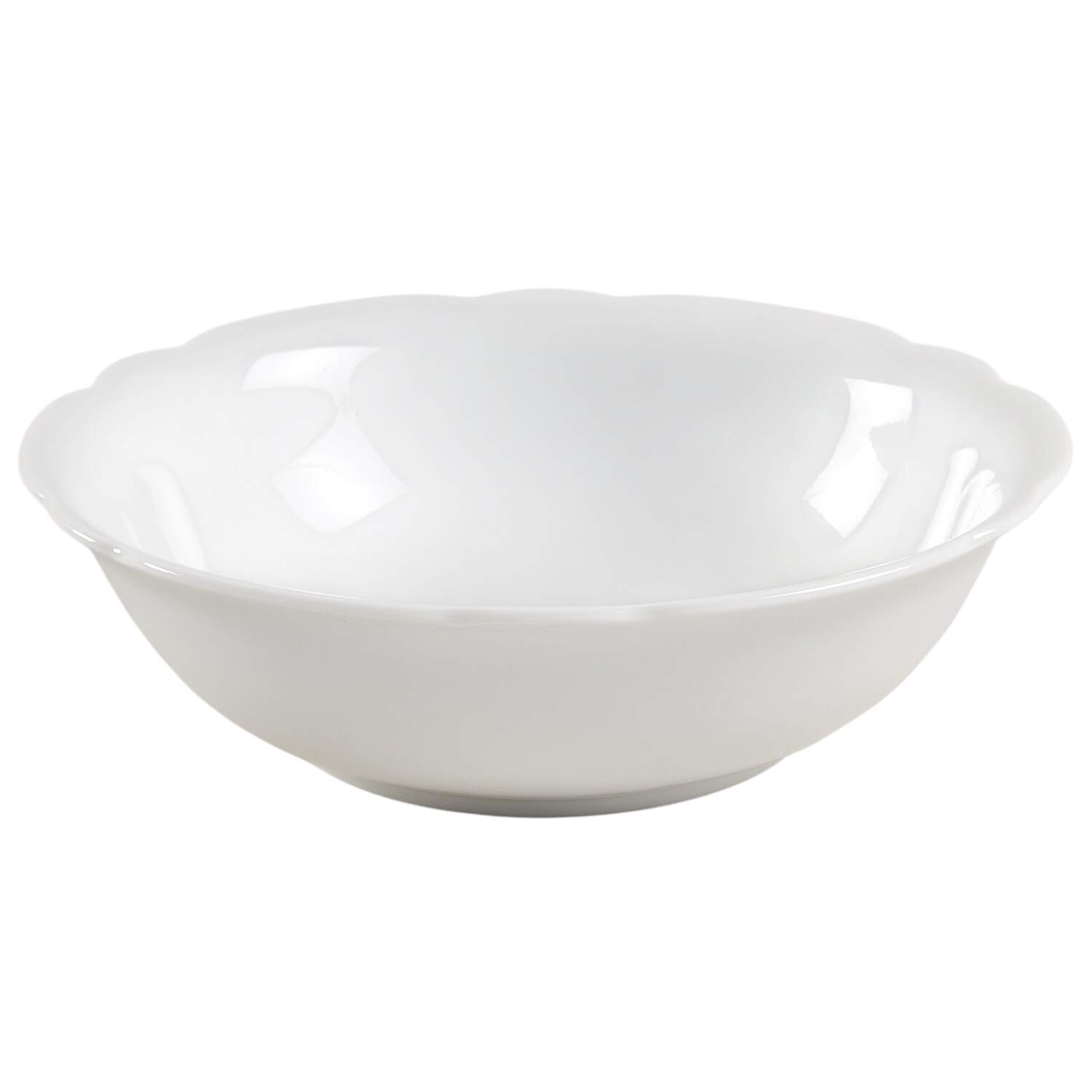 Gloria White Coupe Cereal Bowl by Seltmann-1