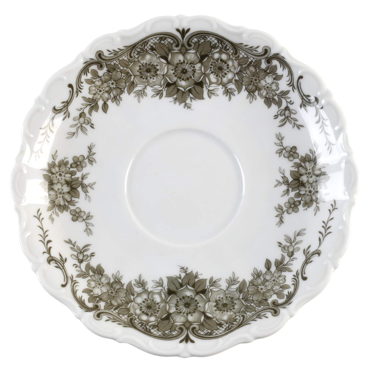 Rhinegau (Scalloped) Saucer for Cream Soup Bowl by Seltmann-1
