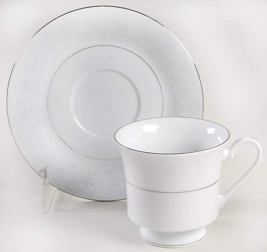 Empress Footed Cup & Saucer Set by Sandalwood-1