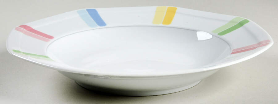 Color Chart Rim Soup Bowl by Studio Nova-1