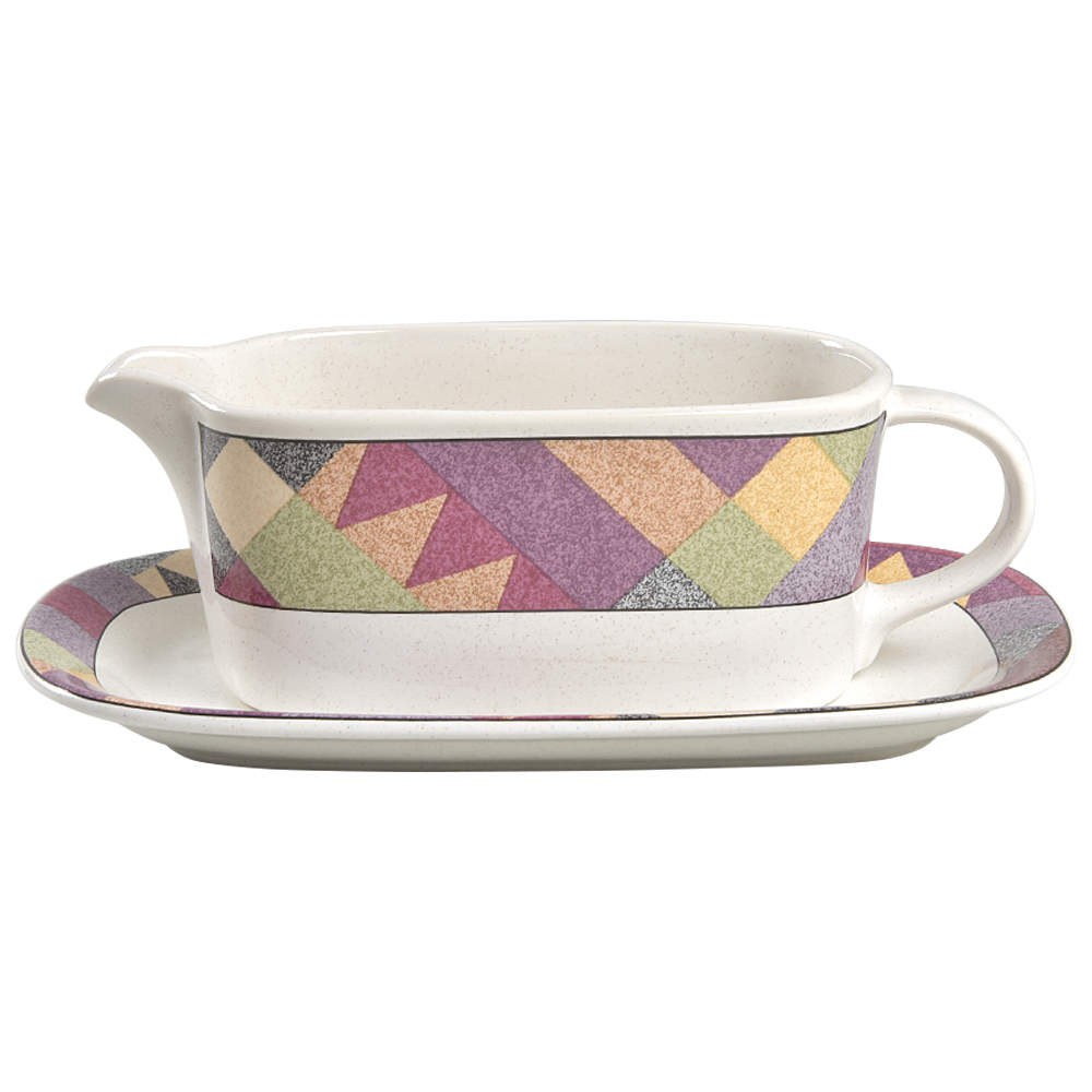 Palm Desert Gravy Boat & Underplate (Relish/Butter) by Studio Nova-1