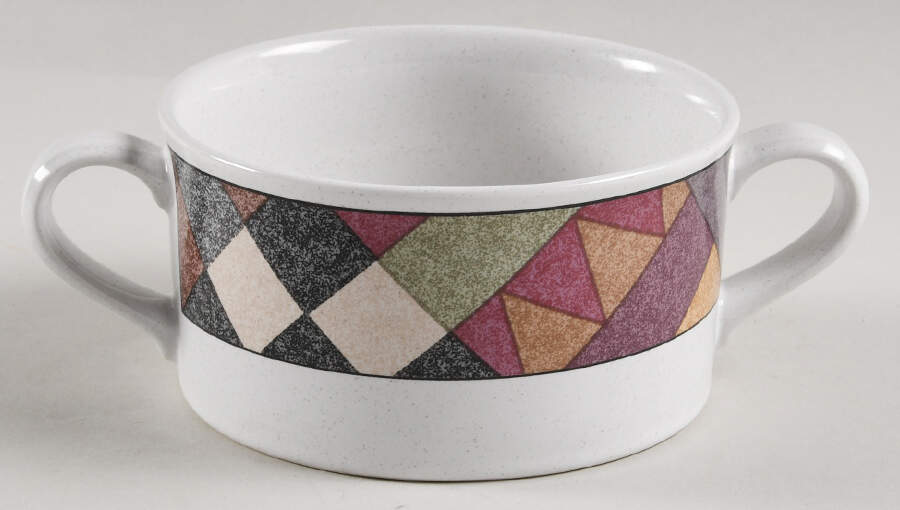 Palm Desert Flat Cream Soup Bowl by Studio Nova-1