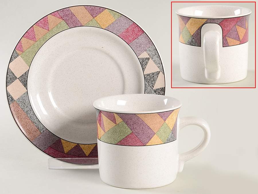 Palm Desert Flat Cup & Saucer Set by Studio Nova-1