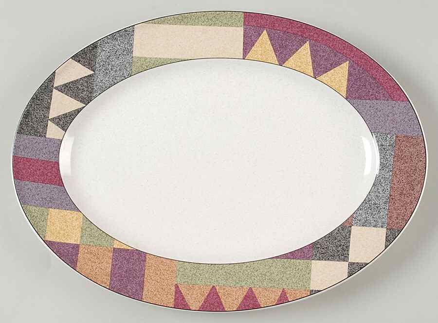 Palm Desert 12" Oval Serving Platter by Studio Nova-1