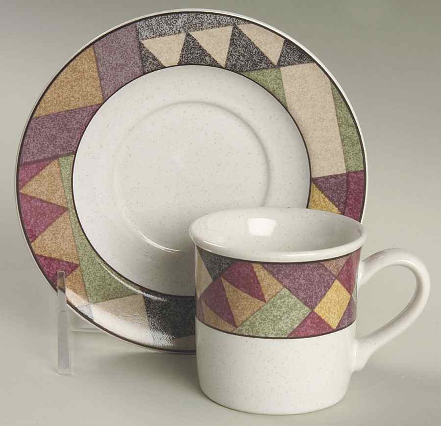 Palm Desert Flat Demitasse Cup & Saucer Set by Studio Nova-1