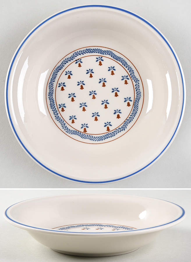 Country Field Rim Soup Bowl by Sanyei-1