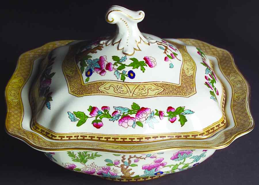 Indian Tree Square Covered Vegetable by Soho Pottery-1