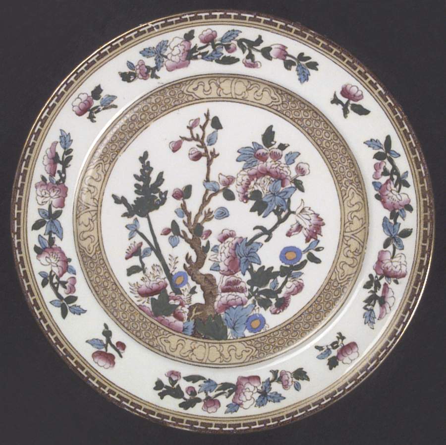 Indian Tree Dinner Plate by Soho Pottery-1
