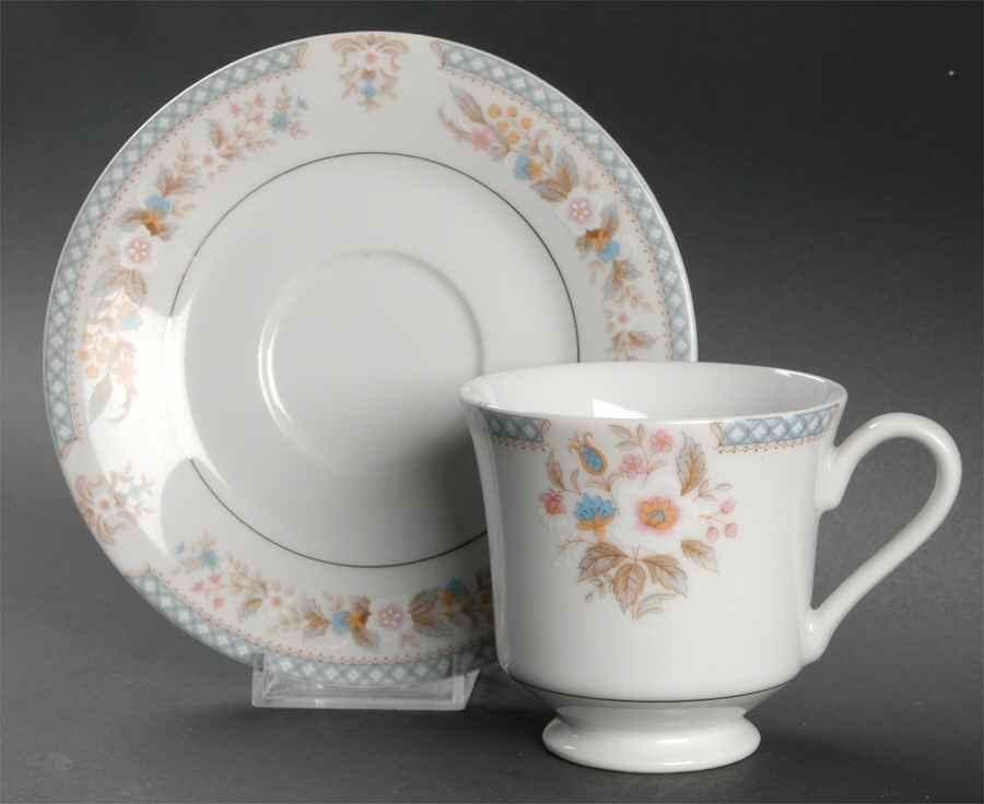 First Lady Footed Cup & Saucer Set by Society (Japan)-1