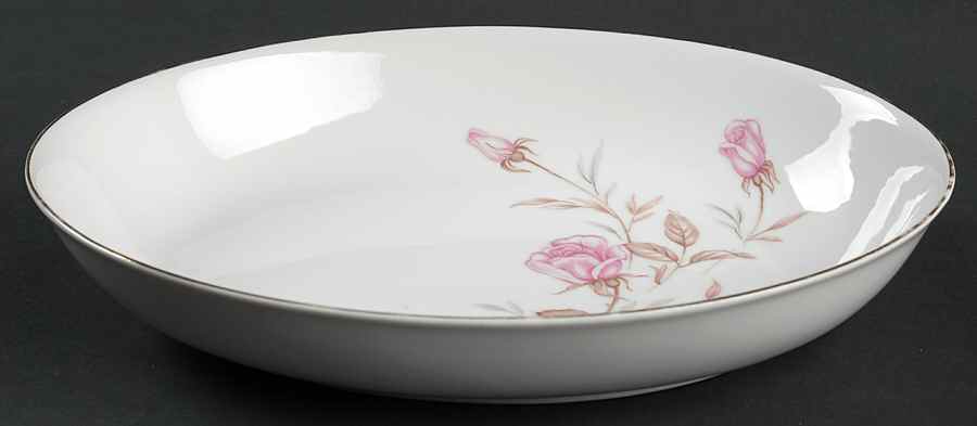 Cashmir Rose 9" Oval Vegetable Bowl by Sone-1
