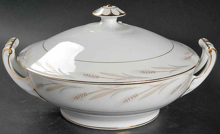 Royal Wheat Round Covered Vegetable by Sone-1