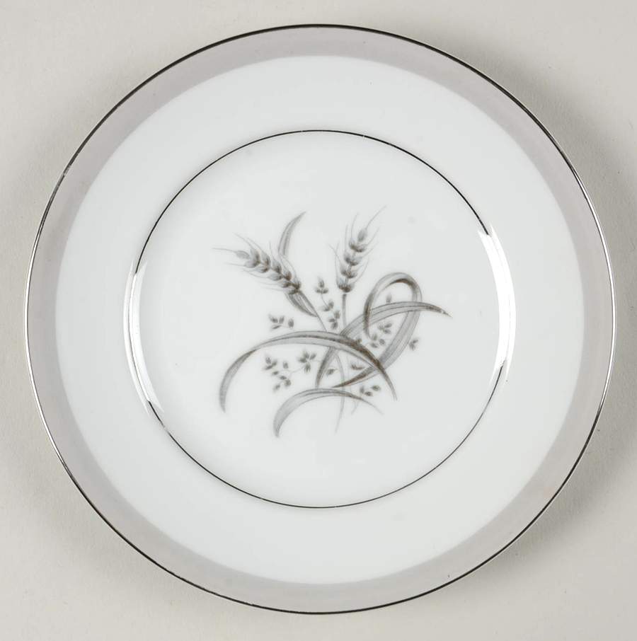Silver Wheat Bread & Butter Plate by Sone-1