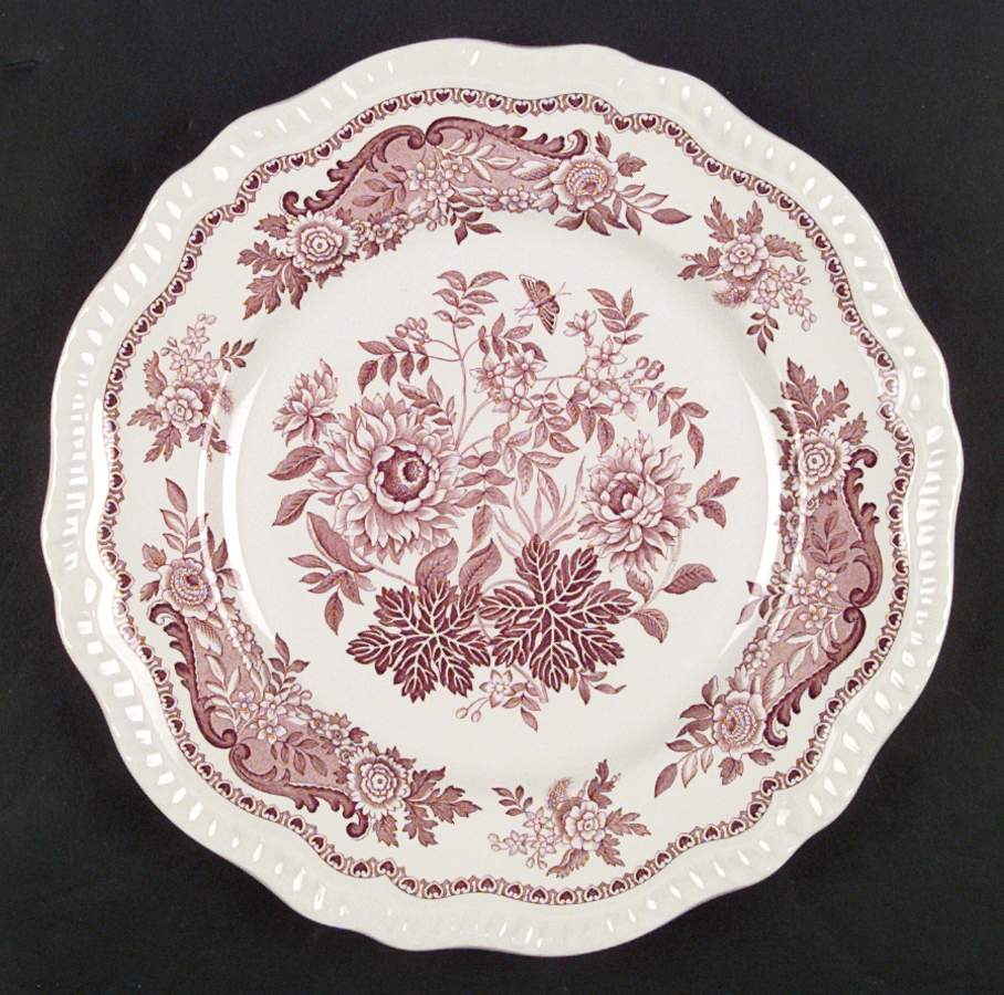 Archive Collection Cranberry Dinner Plate by Spode-1