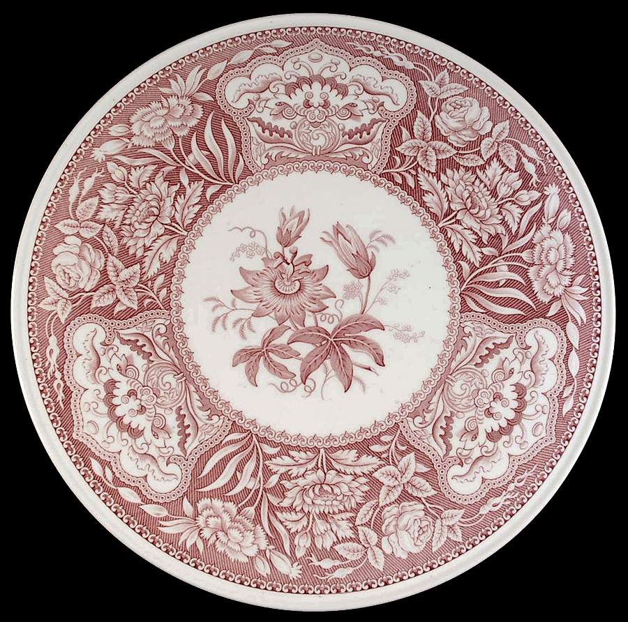 Archive Collection Cranberry Cake Plate by Spode-1