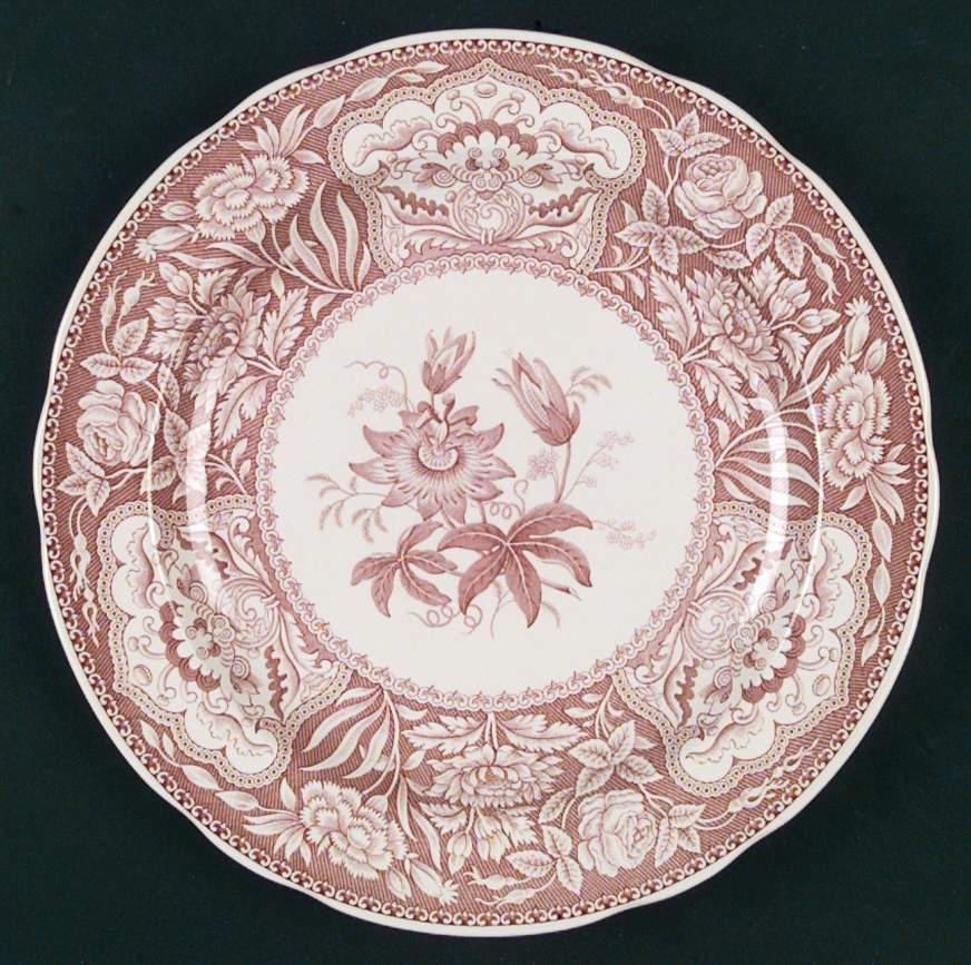 Archive Collection Cranberry Dinner Plate by Spode-1