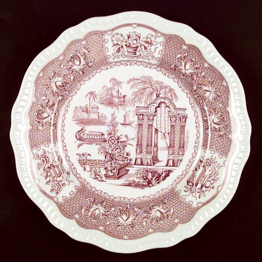 Archive Collection Cranberry Dinner Plate by Spode-1