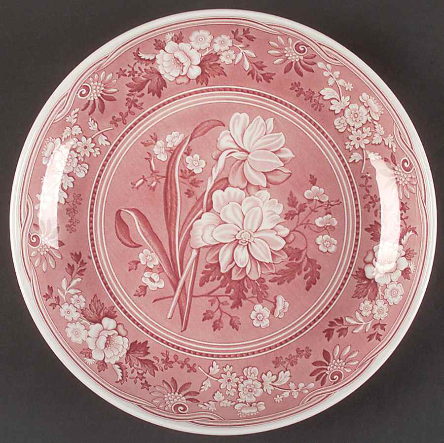 Archive Collection Cranberry 10" Individual Pasta Bowl by Spode-1