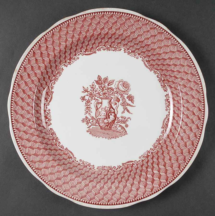 Archive Collection Cranberry Dinner Plate by Spode-1