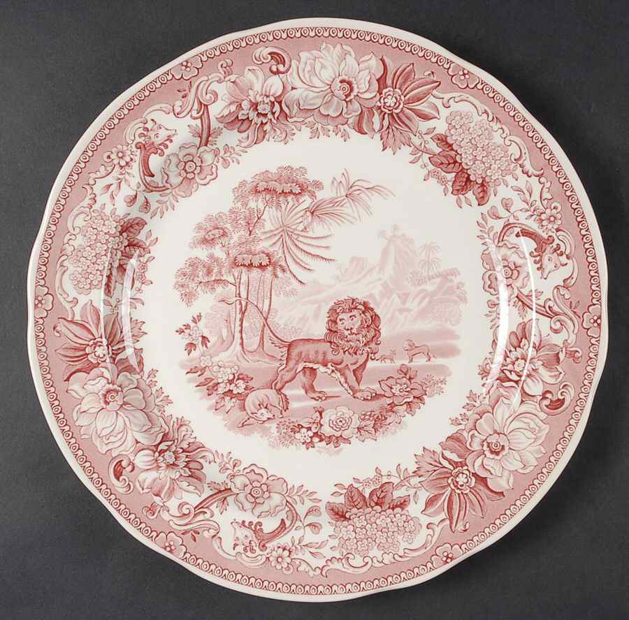 Archive Collection Cranberry Dinner Plate by Spode-1