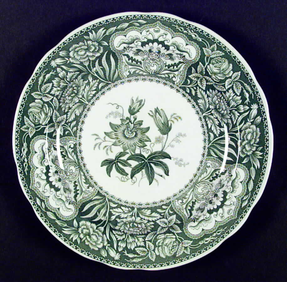 Archive Collection Green Dinner Plate by Spode-1