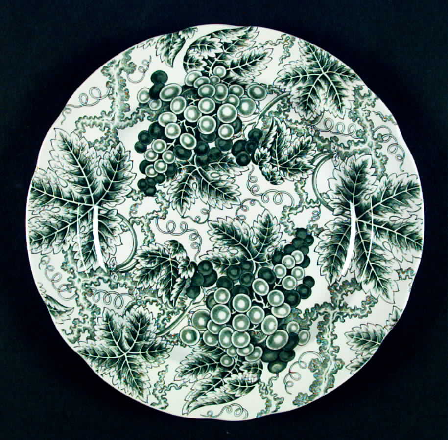 Archive Collection Green Dinner Plate by Spode-1