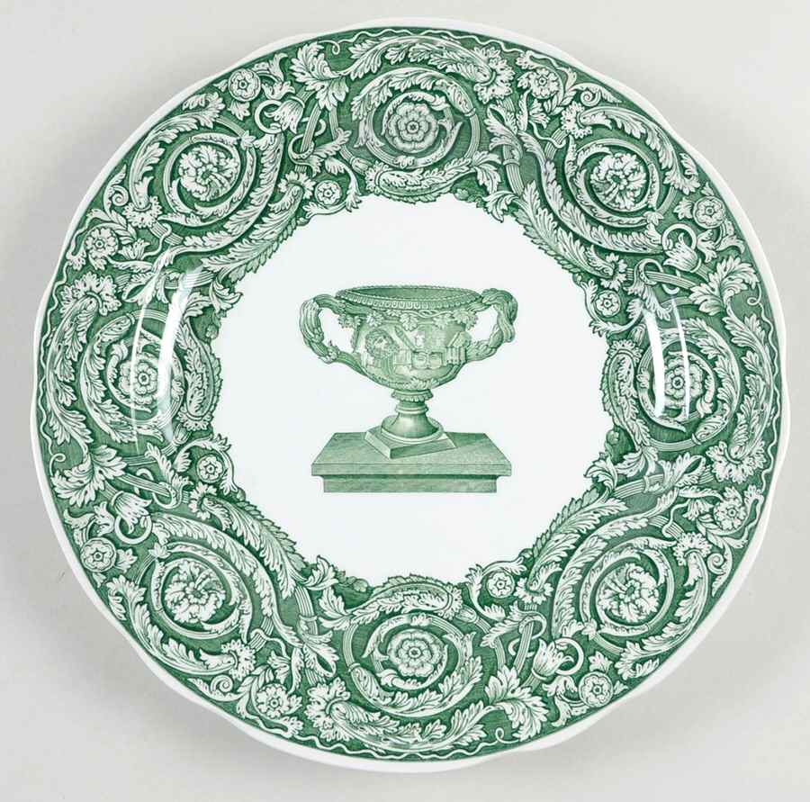 Archive Collection Green Dinner Plate by Spode-1