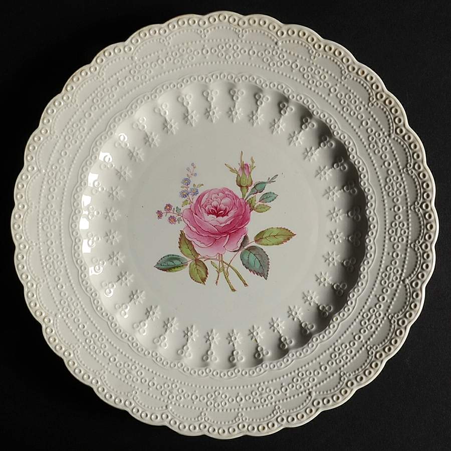 Billingsley Rose Pink (Old Backstamp) Luncheon Plate by Spode-1