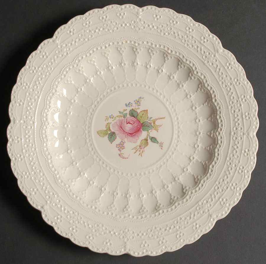Billingsley Rose Pink (Old Backstamp) Breakfast Plate by Spode-1