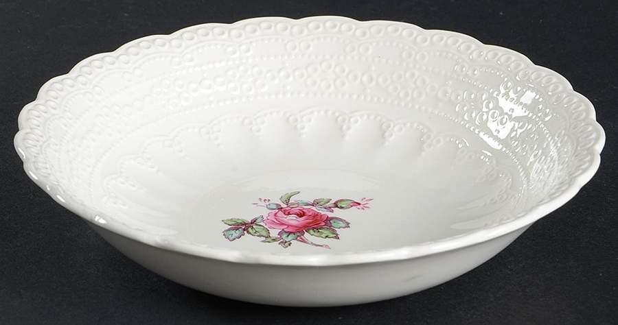 Billingsley Rose Pink (Old Backstamp) Coupe Cereal Bowl by Spode-1