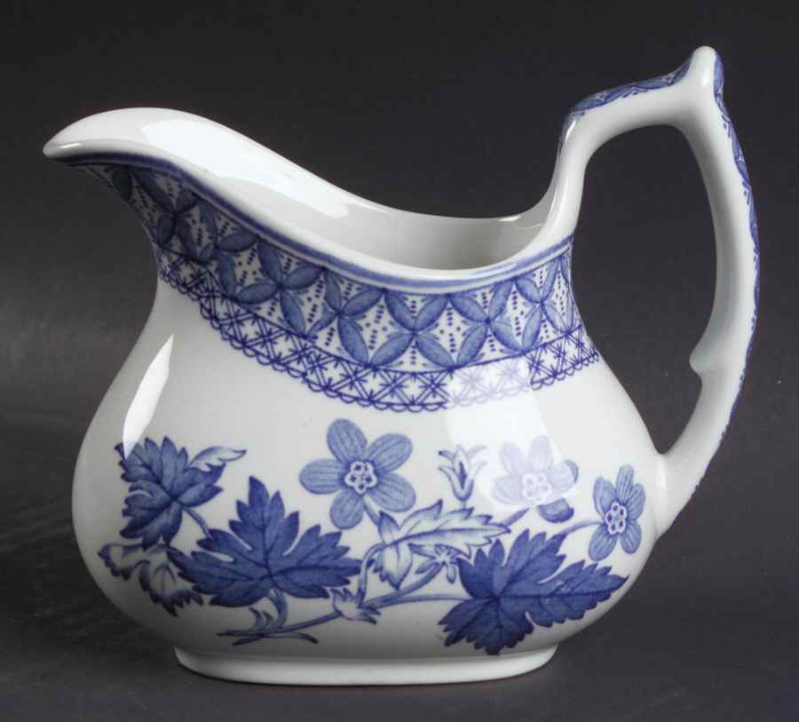 Blue Geranium Creamer by Spode-1