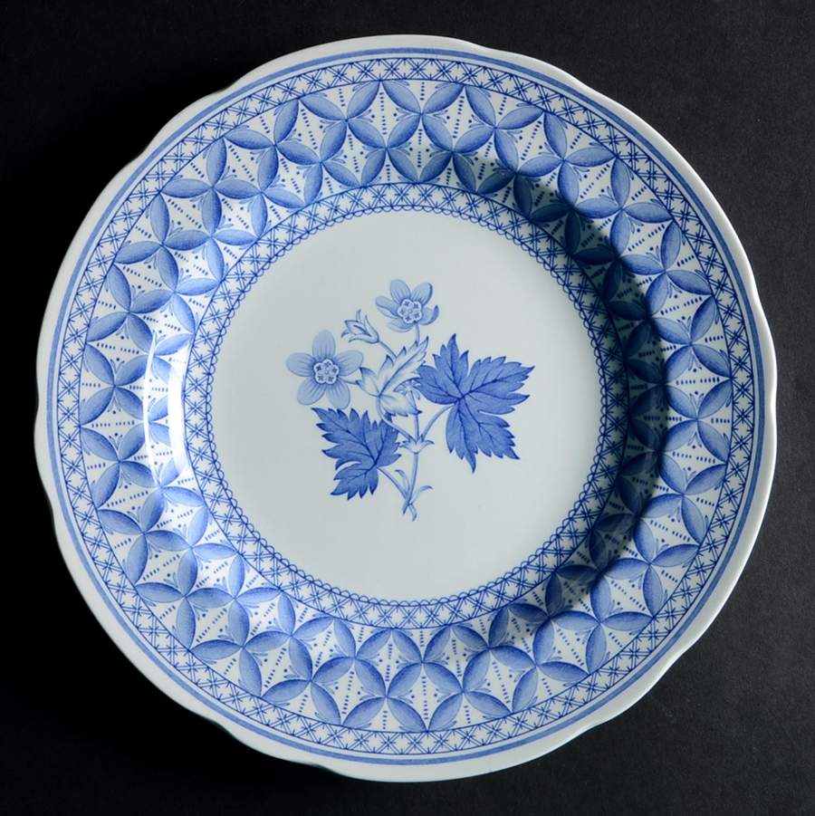 Blue Geranium Luncheon Plate by Spode-1
